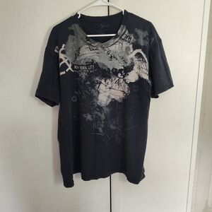 Marc Ecko Men's Black Graphic T-Shirt